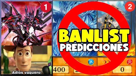 Mis PREDICCIONES De La PRIMER BANLIST Del 2024 Yu Gi Oh Duel Links