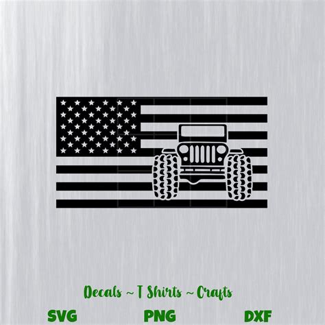 Jeep American Flag Decal #laptopdecal #vinylwindowdecal #customvinyldecals #svg #svgfile #tshirt ...