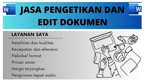 Jasa Pengetikan Dan Edit Dokumen