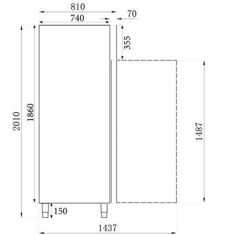 Kühlschrank RFS Alu 1200 ltr