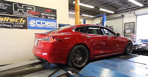 The first ever Tesla Model S P100D with Ludicrous Plus on a dyno ...