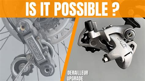 How To Upgrade Rear Derailleur In Old Vintage Bike Youtube