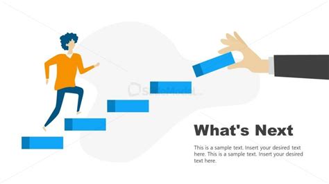 Steps Whats Next Stair Diagram Powerpoint Slidemodel