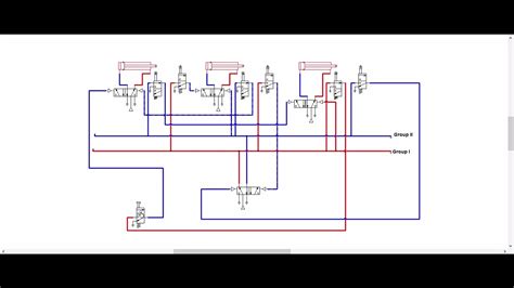 Pneumatic Circuit Design A B B A C C Youtube