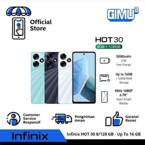Promo Infinix Hot GB Up To GB MP Camera Garansi Resmi Diskon Di Seller