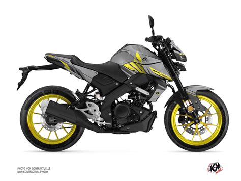 Yamaha Mt Street Bike Mantis Graphic Kit Yellow Kutvek Kit Graphik