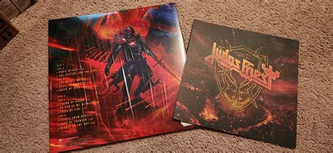 Judas Priest Invincible Shield Purple 2lp Vinyl Wsigned Autographed