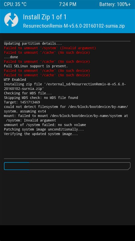 Twrp Not Working Can T Unmount System And Data Partition Xda Forums