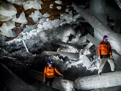 Climb Through The Giant Crystals Formed Over Thousands Of Years In The