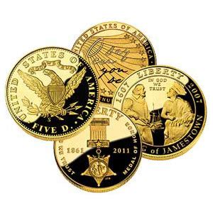 Buy $5 US Mint Gold Commemorative Coins (BU or Proof) - Silver.com