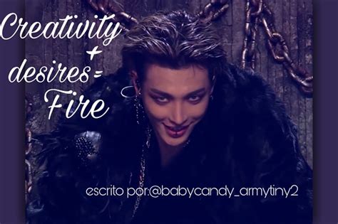 Creativity desires Fire Kim Hongjoong Ateez hot História escrita por babycandy armytiny
