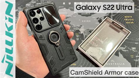 Nìllkin Camshield Armor Case For Samsung Galaxy S22 Ultra 5g Youtube