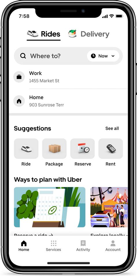 Uber App Redesigned With New Homescreen, Live Activities and Dynamic