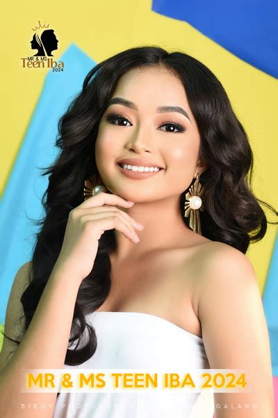 Althea Lapeña Mr And Ms Teen Iba 2024 Pageant Vote Ph