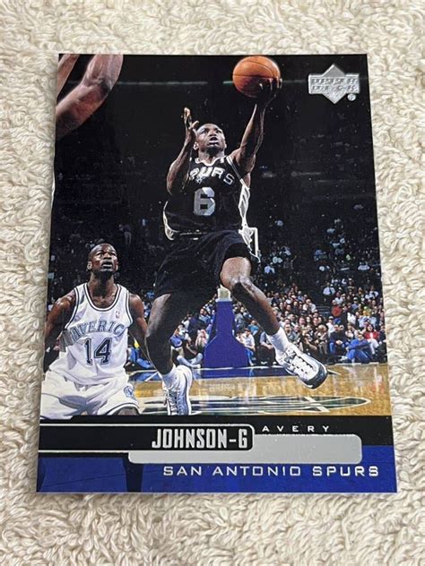 Yahoo Avery Johnson Upper Deck San Antonio Spurs