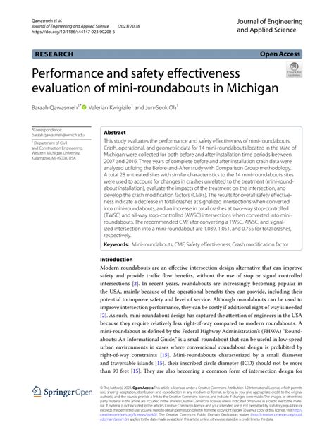 PDF Performance And Safety Effectiveness Evaluation Of Mini