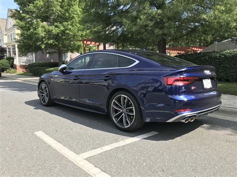 It S Here 2018 Audi S5 Sportback Navarra Blue Pics Audiworld Forums