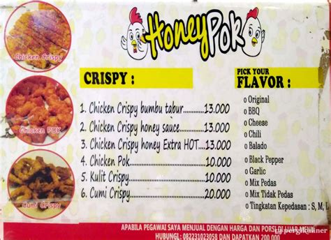 Selalu Diperbarui Menu Honey Pok Ngagel Surabaya