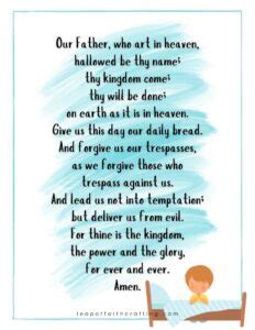 The Lord's Prayer Printable