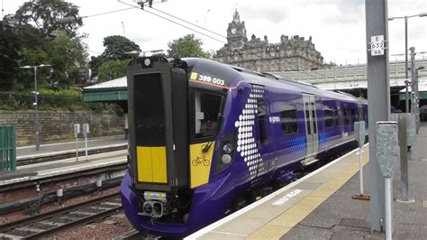 New Scotrail Class 385 Emus Departing Edinburgh Waverley Youtube