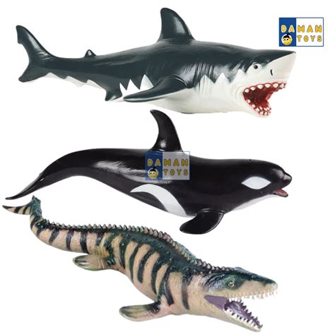 Jual Mainan Mosasaurus Hiu Megalodon Jumbo Dinosaurus Figure Dinosaurus