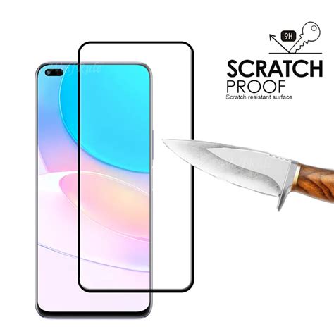 4 In 1 For Huawei Nova 8i Glass For Huawei Nova 8i Tempered Glass Full Cover Film Screen