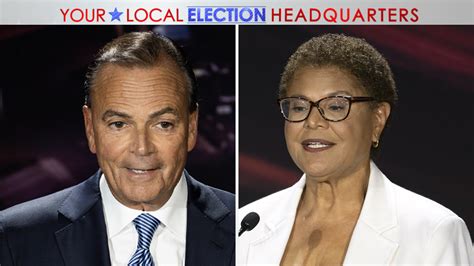 Los Angeles Mayors Race Karen Bass Now Leads Rick Caruso By 29 000 Votes