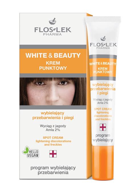 Floslek White and Beauty krem punktowy wybielający przebarwienia i