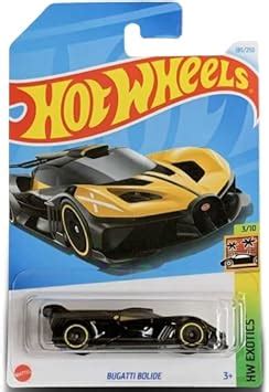 Amazon Hot Wheels Bugatti Bolide Yellow Black Hw Exotics Toys Games