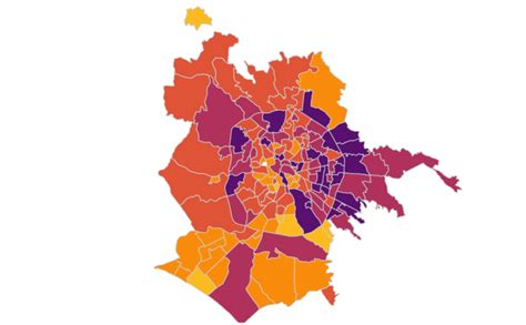 Coronavirus A Roma La Mappa Dei Contagi Nei Quartieri Torre Angela E