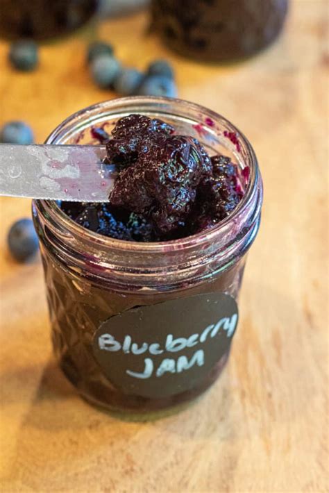 Blueberry Jam Without Pectin Served From Scratch