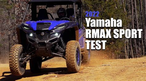 2022 Yamaha RMAX 1000 Sport Test Review YouTube