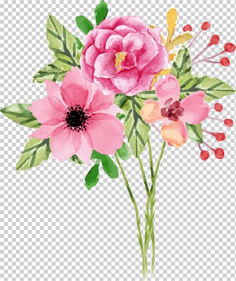 Descarga Gratis Dise O Floral Acuarela Pintura Pegatina Taza