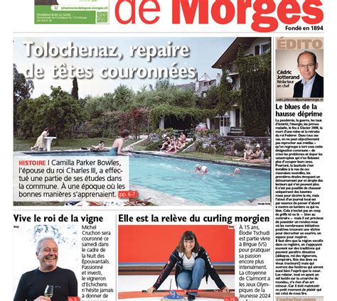 23 Septembre 2022 Journal De Morges