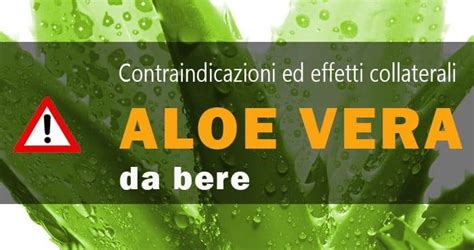 Aloe Vera da bere proprietà benefici e controindicazioni