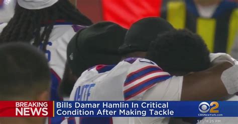 Bills Safety Damar Hamlin Is In Critical Condition After Collapsing