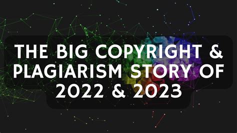 AI The Copyright And Plagiarism Story Of 2022 And 2023 Plagiarism Today