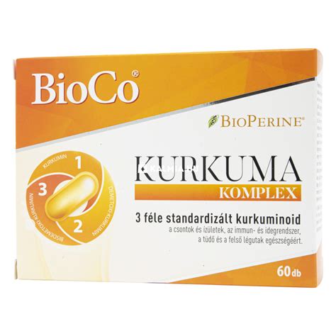 BioCo kurkuma komplex kapszula 60 db Online vásárlás