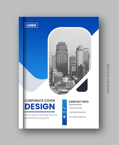 Folleto de perfil de empresa corporativa diseño de portada de libro de