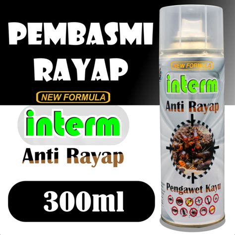 Racun Rayap Pembasmi Rayap Pengawet Kayu Anti Rayap Ampuh Interm 300 Ml