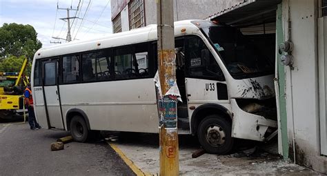 Aumentan Accidentes De Transporte Público En Puebla El Universal Puebla