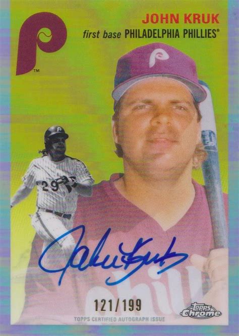 Topps Chrome Platinum Anniversary Autographs Refractor Cpa Jk