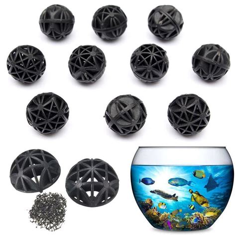 Cheap 50 PCS 16mm Pro Canister Pond Biological Sponge Media Wet Dry