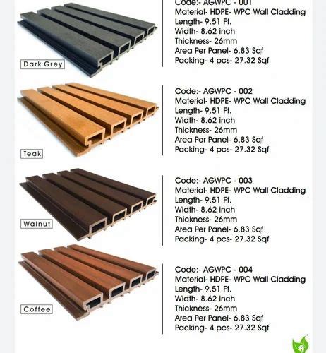 Wpc Louvers For Exterior Thickness Mm At Piece In