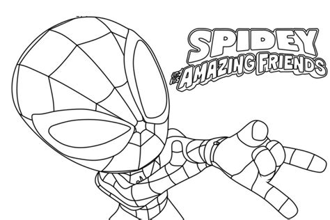 Coloriage Spidey Attaque Et Lance Un Fil Imprimer The Best Porn Website