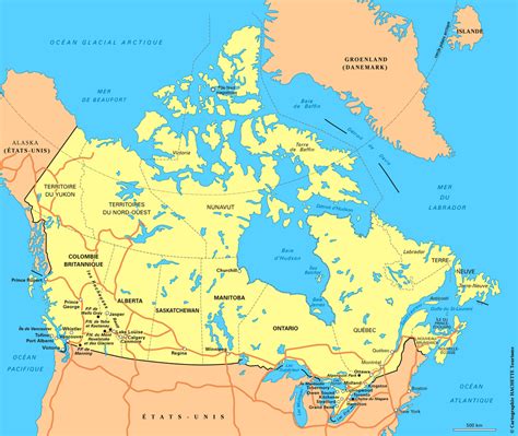 Carte Du Canada Est Voyage Carte Plan