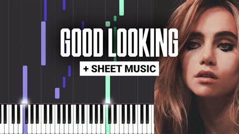 Good Looking Suki Waterhouse Piano Tutorial Sheet Music Midi