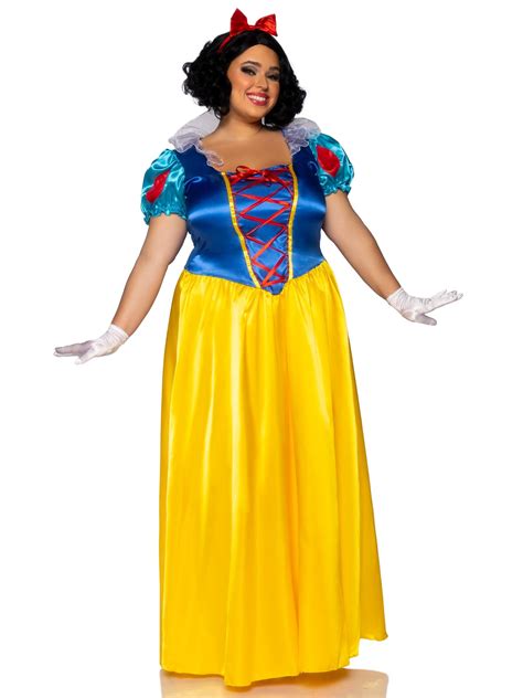 Plus Size Snow White Costume Princess Dresses Leg Avenue