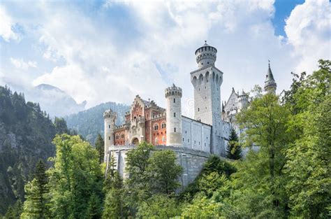 Castelo Neuschwanstein Bavaria Alemanha Foto De Stock Imagem De