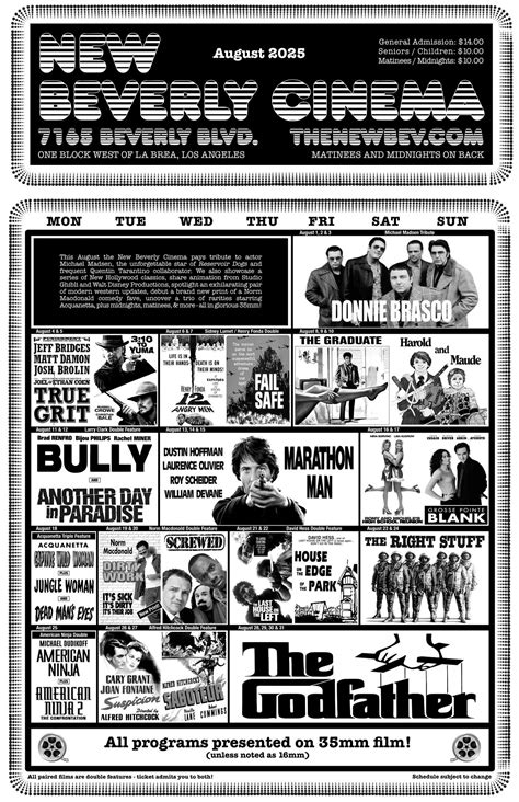 New Beverly Cinema in Los Angeles - Showtimes & Tickets